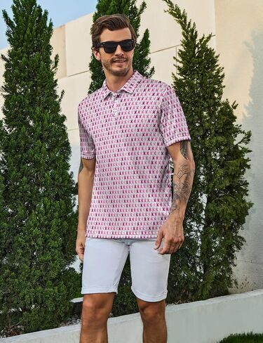 Funny Halloween Polo Shirts Halloween Golf Shirt Retro Fun Outfit Shirt for Men in Saudi Arabia