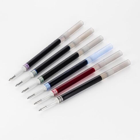 حبر إعادة تعبئة Pentel - لقلم جل EnerGel، طرف معدني 0.7 مم، حبر أزرق متوسط، عبوة من 6 عبوات in Saudi Arabia