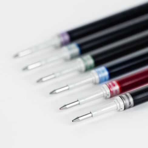 حبر إعادة تعبئة Pentel - لقلم جل EnerGel، طرف معدني 0.7 مم، حبر أزرق متوسط، عبوة من 6 عبوات in Saudi Arabia