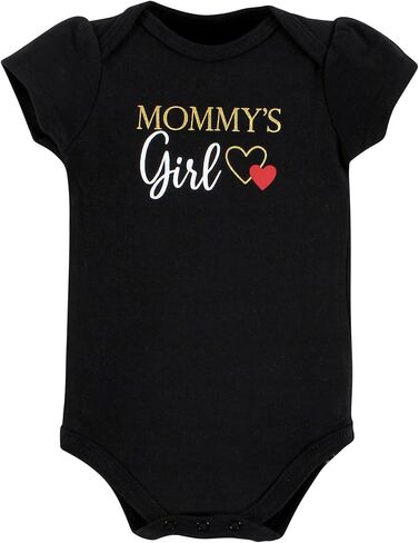Hudson Baby Unisex Baby Cotton Bodysuit and Pant Set, Cinnamon Hearts Long Sleeve, 3-6 Months in Saudi Arabia