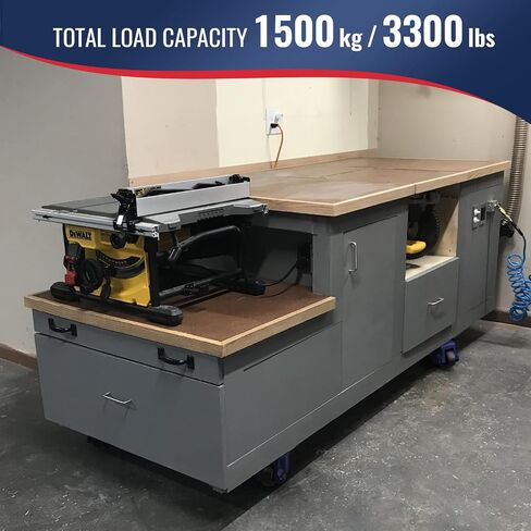 Leveling Casters with Ratchet Handle Design Total Capacity 440Lbs Heavy Duty Casters Set of 4 Industrial Casters with Adjustable Leveling Pads in Saudi Arabia