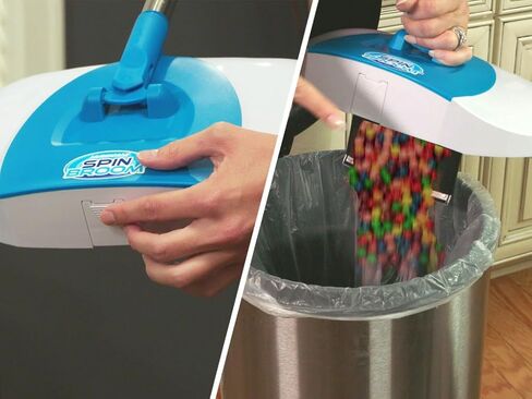 مكنسة الإعصار الدوارة من شركة BulbHead - كما رأينا على شاشة التلفزيون - خفيفة الوزن الأصلية. مكنسة دوارة لاسلكية لكنس الأسطح الصلبة مثل الخشب والبلاط والصفائح in Kuwait