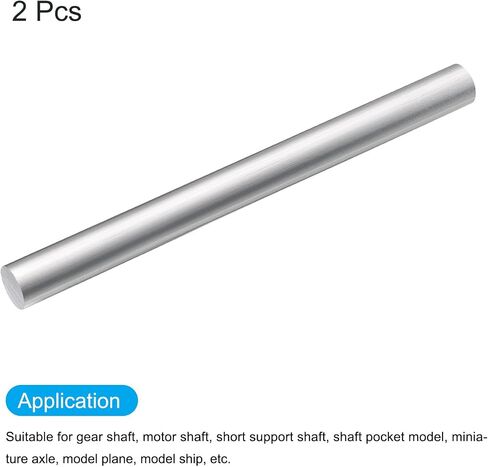 uxcell Aluminum Round Rod, 1 Inch Diameter 6061 Solid Lathe Metal Bar 13 Inch Length for DIY Craft Tool Pack of 2 in Saudi Arabia