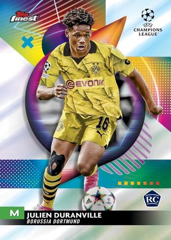 2023/24 Topps UEFA Club Competitions Topps Finest Soccer Hobby Trading Card Box with 2 Autographs in Saudi Arabia