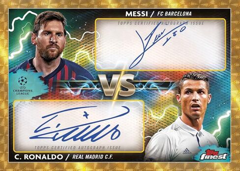 2023/24 Topps UEFA Club Competitions Topps Finest Soccer Hobby Trading Card Box with 2 Autographs in Saudi Arabia