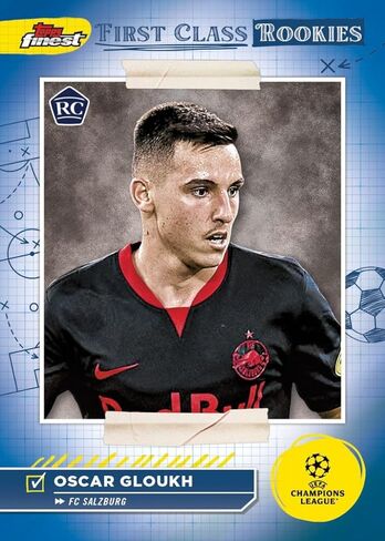 2023/24 Topps UEFA Club Competitions Topps Finest Soccer Hobby Trading Card Box with 2 Autographs in Saudi Arabia