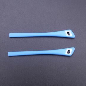 1Pair Eyeglass End Tips Ear Sock Pieces Rubber Eyewear Anti-Slip Comfort Replacement Tips Metal Eyeglass Legs