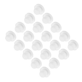 MECCANIXITY 20 قطعة من سدادات السيليكون على شكل حرف T 13 مم 1/2 بوصة ضياء كبس في فتحة التوصيل غطاء سدادة مطاطية مستديرة للحواجز المطاطية للمطبخ سدادات إغلاق مقاومة للماء باللون الأسود