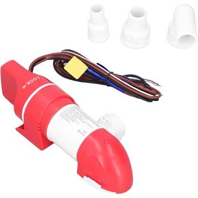Low Bilge Pump 1100GPH 4160LPH Electric Automatic Stainless Steel DC12V 360° Rotation for Boats