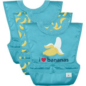 green sprouts Unisex Baby Pull-over Bib