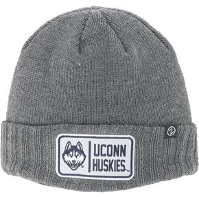 ZHATS Standard NCAA Officially Licensed Beanie Hat Ranger Patch Defer Light Gray, Grey, One Size