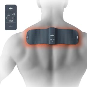 Pure Enrichment® PurePulse Go™ Wireless TENS Therapy + Heat - Convenient Pain Treatment On The Go with 4 TENS Modes & 2 Heat Settings for Back, Arms, Legs + Rechargeable Remote Control & Storage Bag