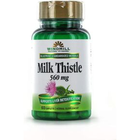 Windmill Milk Thistle (560 Mg Extract) Tablets 60 Ea