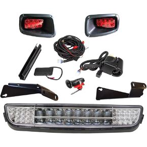 Dr.Acces E-Z-GO TXT Complete Ultimate LED Light Bar Kit with Turn Signals, Hazard Flasher, Horn and Brake fits EZGO TXT Gas&Electric Golf cart (Years 1994.5-2013)