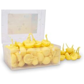 Cow-Ghee 30 Minutes Ghee Diya Yellow Color Set of 100 Gift for Home Decor