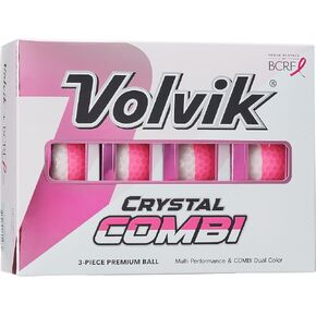 Volvik Crystal Combi BCRF Golf Balls