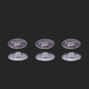 3 Pairs Glasses Support Nose Pad Eyeglass Nose Pad Silicone Nose Pad Anti Slip Nose Pad Push-in Glasses Support Nose Pad