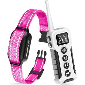 Vibrating Dog Collar No Shock Dog Training Collar, Dog Vibration Collar with Controller 3300ft Range, Vibrating Collar for Dogs, 9 Style Tones and Vibration Collar