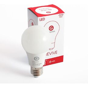 Revive - 670nm - Red Light Bulb Sleep Therapy by Gamma - Melatonin Promoting Natural Sleep Aid