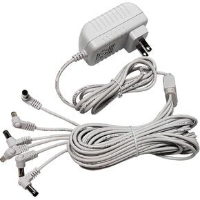 4.5 Volt DC Power Adapter Compatible with Lemax Lighted Accessory for Christmas Village Spooky Town Christmas Micro Lighting Building Decoration 94566 94527 94563 94564 64517 74269