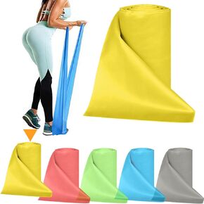 Resistance Bands Bulk Rolls for Working Out Women and Men, 8 Yard Physical Therapy Bands, Elastic and Exercise Bands for Rehab, Yoga, Pilates, Gym, Home Exercise