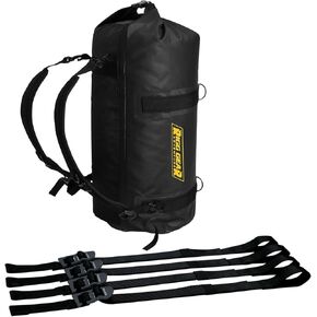 Nelson-Rigg SE-1030-BLK Ridge Roll Dry Bag 30L 100% Waterproof with Backpack Straps, 30 L, Black