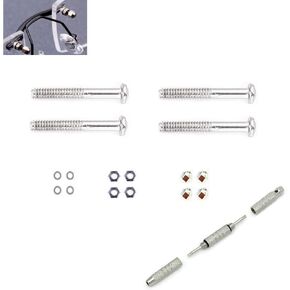 Rimless Glasses Diamond Head Screw Screw Washer Screw Nut Screw Cap Screwdriver Glasses Accessories