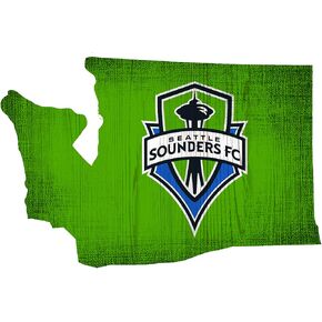 Fan Creations MLS Seattle Sounders FC Unisex Seattle Sounders Team Color Logo State Sign, Team Color, One Size
