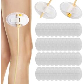 40 PCS Catheter Stabilization Devices, Catheter Urinary Leg Bag Legband Holder Legband Holder Sticker, Leg Band Urinary Stabilizer Adhesive Sticker Patch Accessories Foley Catheter Leg Anchor Bandages