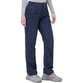 33,000ft Womens Waterproof Hiking Pants Fleece-Lined Snow Pants Windproof Warm Ski Pants for Snowboarding