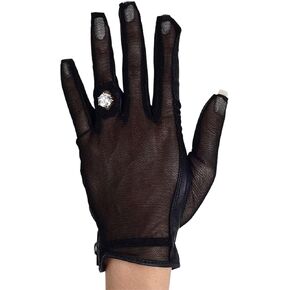 Solar Nail and Ring Glove, Black