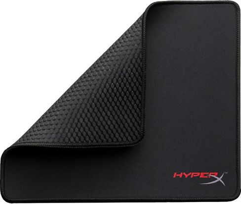HyperX Fury S - لوحة ماوس ألعاب احترافية، سطح قماشي محسّن للدقة، حواف مخيطة مضادة للاهتراء، كبيرة 450 × 400 × 4 مم - أسود (متجدد) in Saudi Arabia