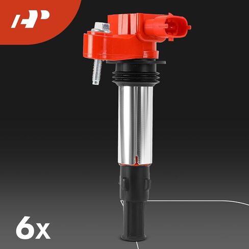 A-Premium Ignition Coils and Spark Plugs Kits Compatible with Chevrolet Traverse 2009 & GMC Acadia 2009 & Buick LaCrosse/Allure 2005-2008, Enclave 2009 & Cadillac CTS 2004-2009, SRX, STS 6-PC Set in Saudi Arabia