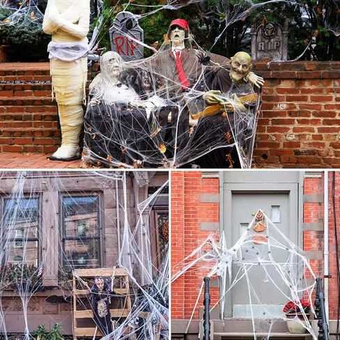 MSQ 73 Pcs Halloween Bloody Window Stickers Removable Handprint Footprint Decals Floor Clings for Halloween Party Decorations Horror Halloween Window Stickers 9 Sheets in Kuwait