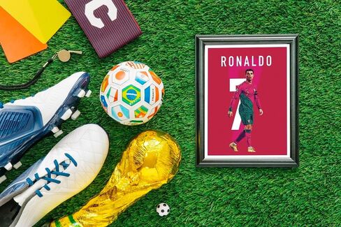 طباعة ملصق لكرة القدم من A إلى Z® - مجموعة غير مؤطرة مقاس 8 × 10 بوصة مكونة من 12 ملصقًا لكرة القدم لغرفة نوم الأولاد، وملصق ميسي ورونالدو، وملصقات ميسي لغرفة نوم الأولاد، وفن جدار كرة القدم، وفن جدار ميسي، وملصقات رونالدو، وملصق رونالدينيو، وفن جدار كرة  in Kuwait