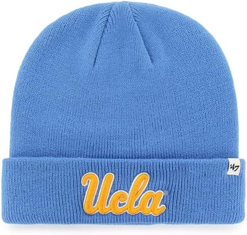 '47 UCLA Beanie (UCLA Bruins) Mens Womens Cuffed Knit Winter Hat, Stretch Fit, Blue Raz/Light Blue, One Size in Saudi Arabia