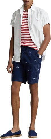 Men's Classic Fit Stretch Chino Shorts-O-38W Olive in Saudi Arabia