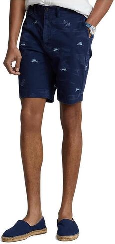 Men's Classic Fit Stretch Chino Shorts-O-38W Olive in Saudi Arabia