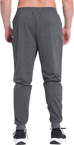 بنطال BROKIG الرجالي Vertzip Gym Joggers، بنطال رياضي مناسب للجزر، بنطال رياضي مدبب كاجوال مع جيوب بسحاب in Saudi Arabia