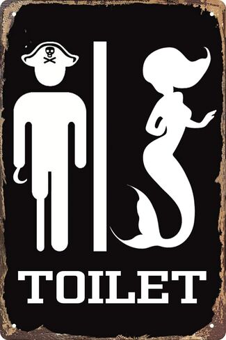 Funny Black decor cat Poster Metal poster cat Home Décor,Bathroom Accessories Metal Retro Vintage Tin Sign Bar 12 X 8 Inch in Kuwait
