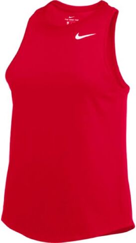 Nike Womens Dry High Neck Tank Top (as1, Alpha, s, Regular, Regular, Team Maroon) in Saudi Arabia