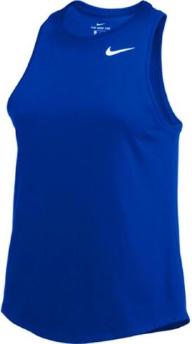 Nike Womens Dry High Neck Tank Top (as1, Alpha, s, Regular, Regular, Team Maroon) in Saudi Arabia