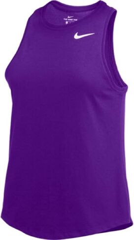 Nike Womens Dry High Neck Tank Top (as1, Alpha, s, Regular, Regular, Team Maroon) in Saudi Arabia