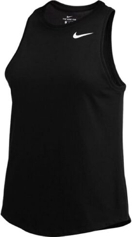 Nike Womens Dry High Neck Tank Top (as1, Alpha, s, Regular, Regular, Team Maroon) in Saudi Arabia