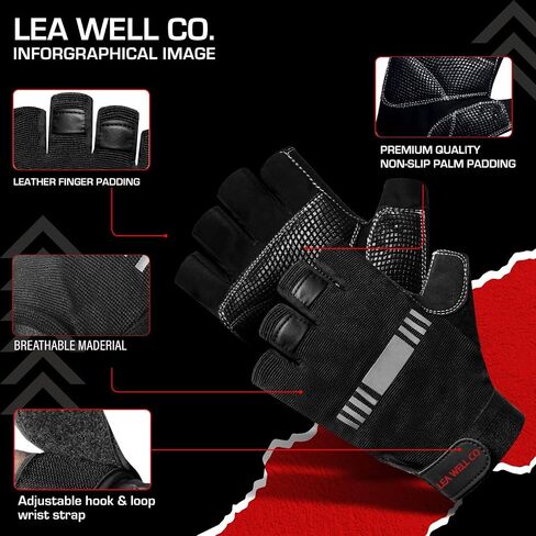 Workout Gloves! Premium Grip, Wrist Support, and Comfort. Weight Lifting Gloves for Men and Women for Bodybuilding, Gym Training and Exercise in Saudi Arabia