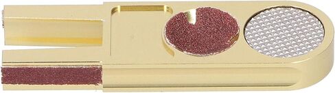 Billiard Pool Cue Tip Shaper Tool, Lightweight Scuffer Burnisher, Gold for Tapper Cue Snooker Tips in Saudi Arabia