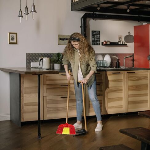 Mobestech 6 قطع رأس مكنسة كنس رؤوس فرشاة مكنسة رأس مكنسة بديلة مكانس رأس مكنسة مكنسة خارجية ملحقات مكنسة أجزاء مكنسة بلاستيكية منزلية بار أحمر in Kuwait