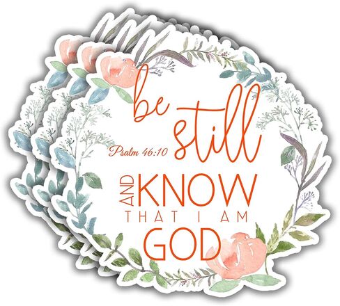 (3pcs) I Can Do All Things Through Christ Who Strengthens Me Stickers for Water Bottles Laptops Cell Phones Kindles Car Hard Hat Vinyl Decals Size 3 x 2.8" in Saudi Arabia