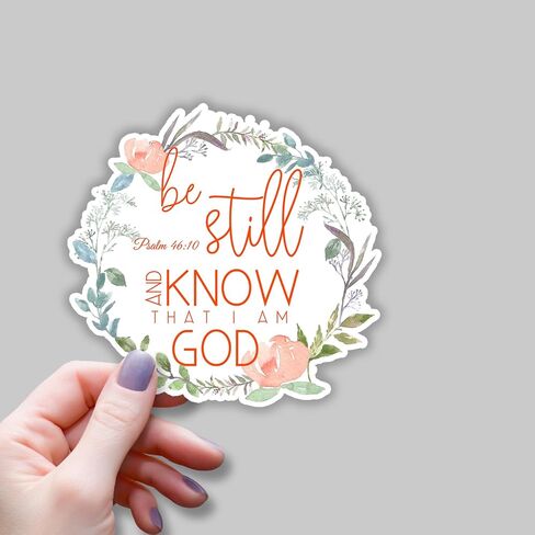 (3pcs) I Can Do All Things Through Christ Who Strengthens Me Stickers for Water Bottles Laptops Cell Phones Kindles Car Hard Hat Vinyl Decals Size 3 x 2.8" in Saudi Arabia