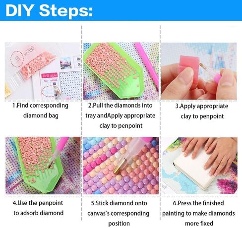 Flower Cat Diamond Painting Kits,5D Diamond Painting Kits for Adults,DIY Diamond Painting Diamond Art,Round Full Drill Diamond Art Kits gem art Crafts for Home Decor Gift-12x16in in Saudi Arabia